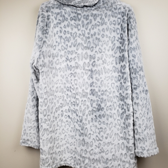 Soft Surroundings Fleece Tanzania Cowl Neck Size XL - Picture 8 of 14